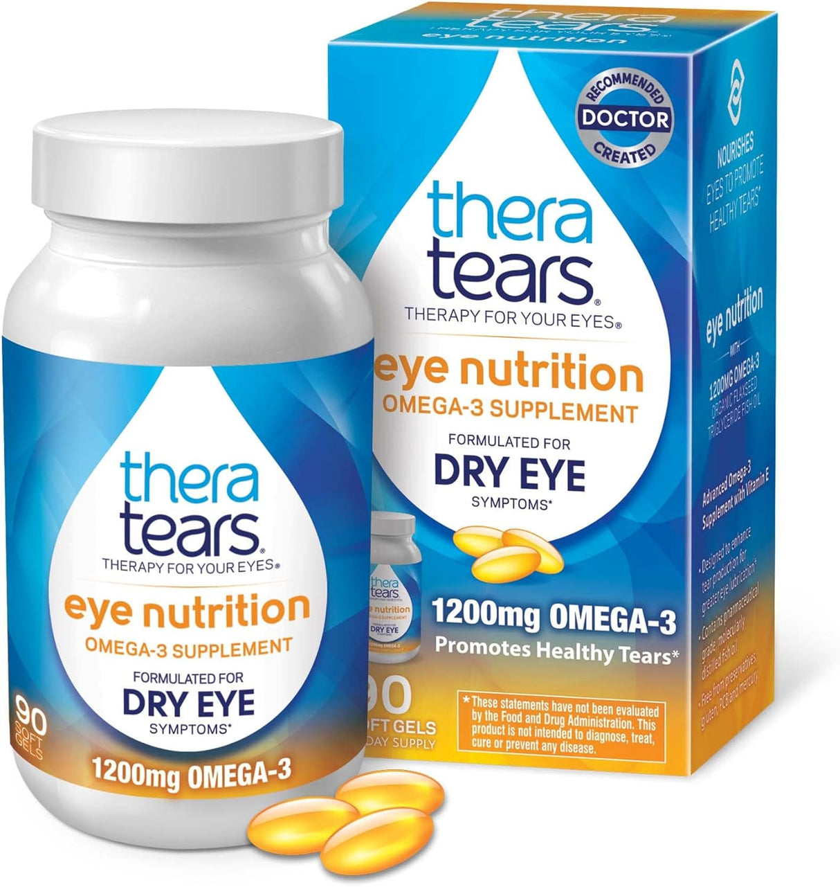 Suplemento de Omega-3 Thera Tears Nutrition  90 unidades