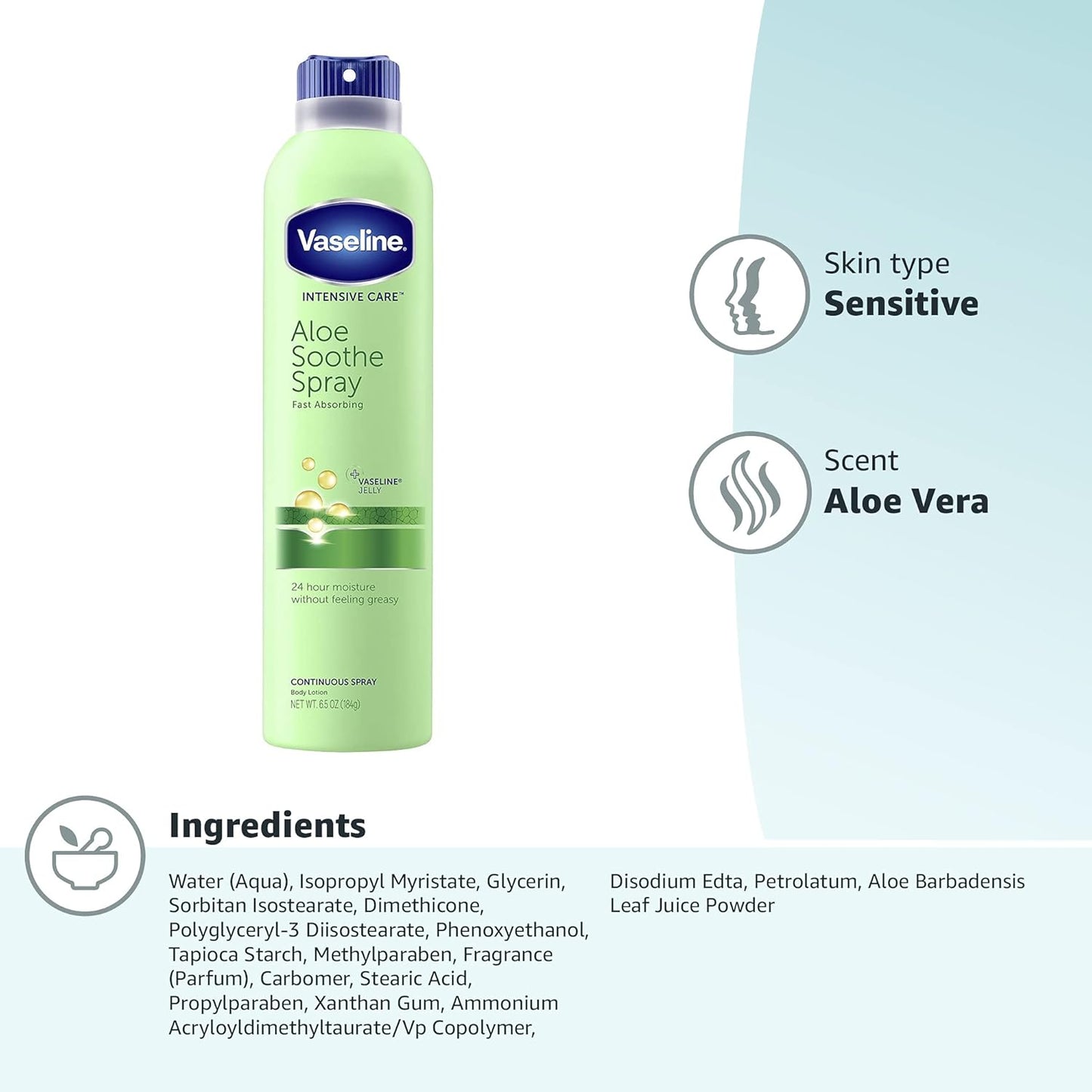 Spray de Aloe Vera Vaseline