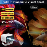 Proyector inteligente 4K con Android 9.0 ‎K10-5 HIPPUS