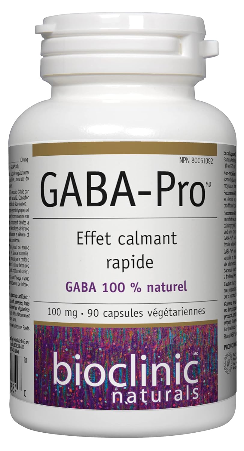 Suplemento GABA Pro Natural 90 VegiCaps