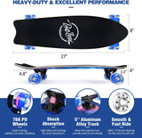 Patineta Completa 27 x 8 pulgadas, 7 capas de arce canadiense