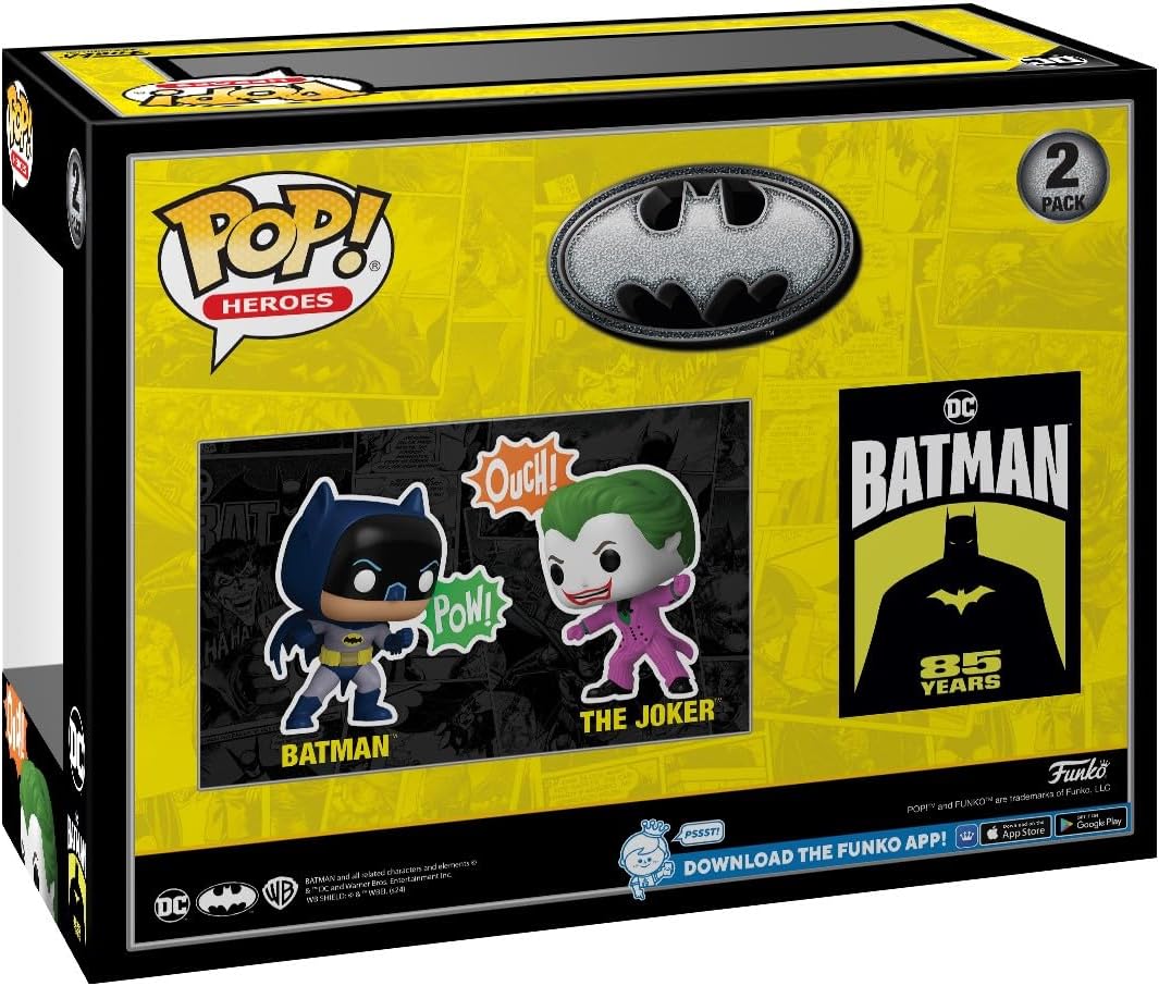 Funko Pop! Batman y Joker 2-Pack 85° Aniversario de Batman