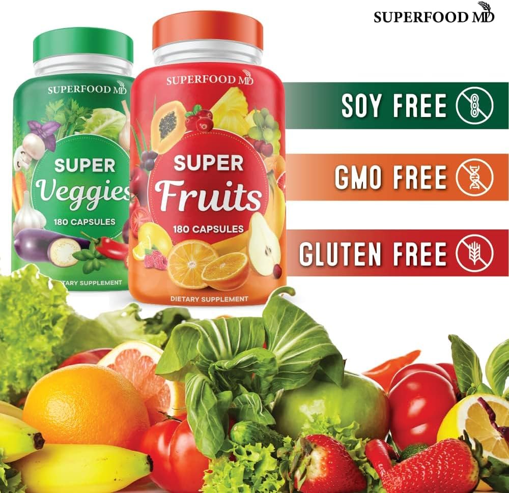 Suplemento de Frutas y Verduras, Natural Energy, 360 Cápsulas