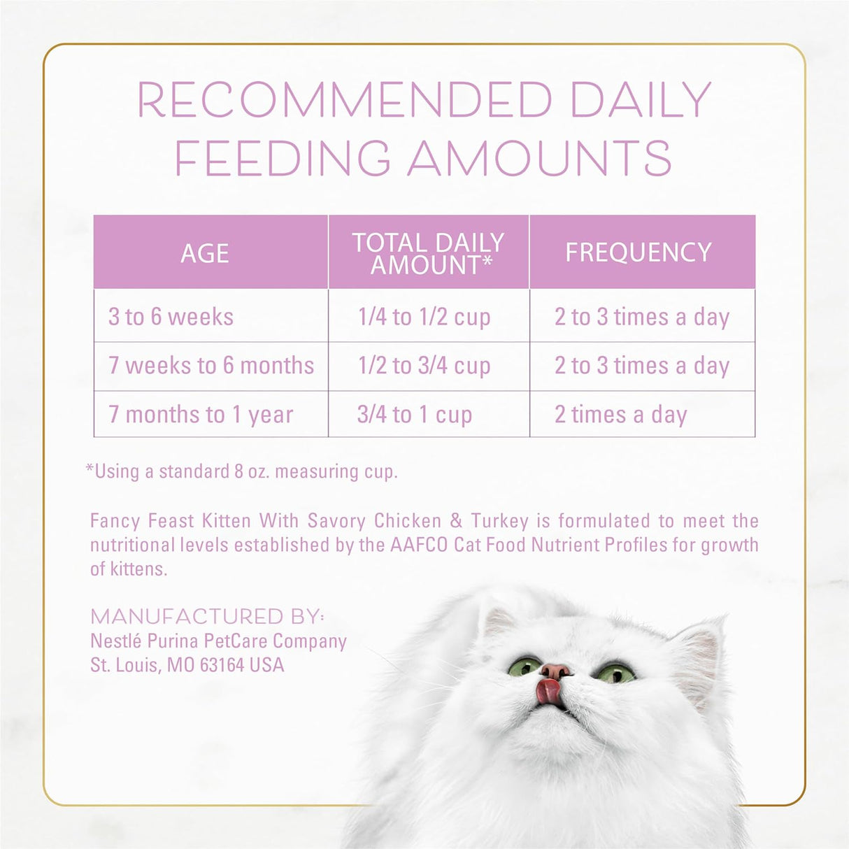 Purina Fancy Feast Gatito con pollo sabroso y pavo Gatito Alimento seco - Bolsa de 3 libras