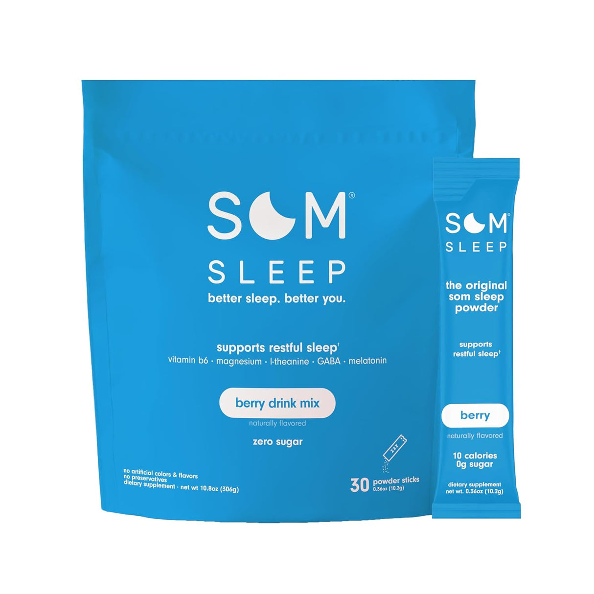 Mezcla de bebida en polvo para dormir Som Sleep