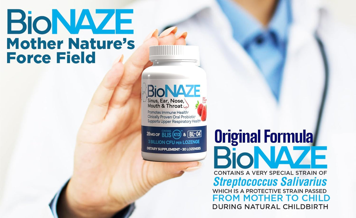 Probiótico Oral K12 & BL-04 para Salud Bucal y Respiratoria – 30 cápsulas