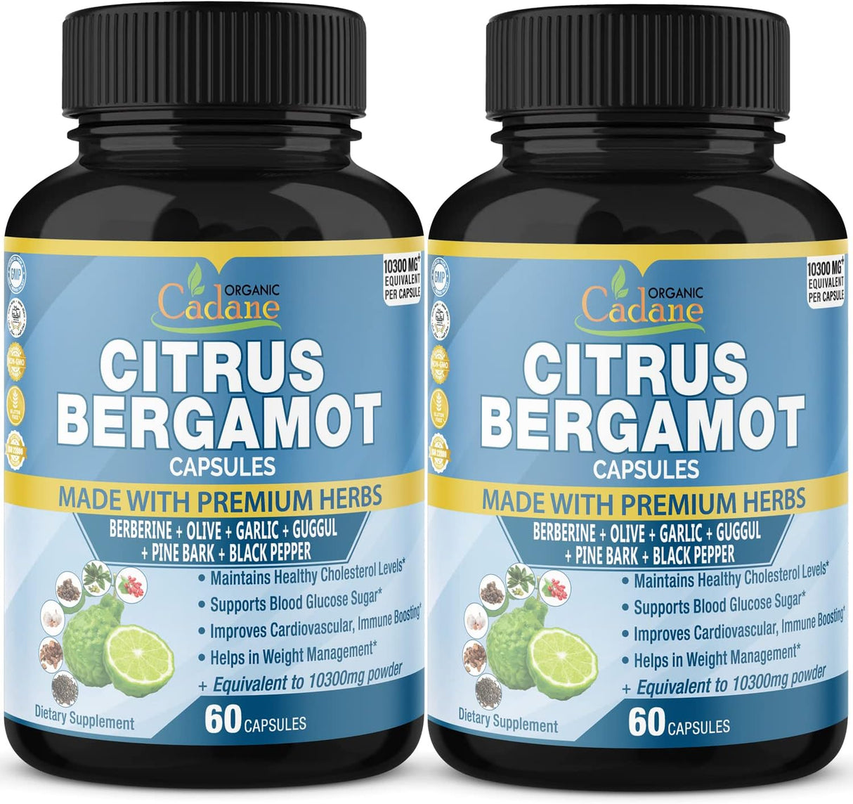 Suplementos Alimenticios cápsulas de extracto de bergamota