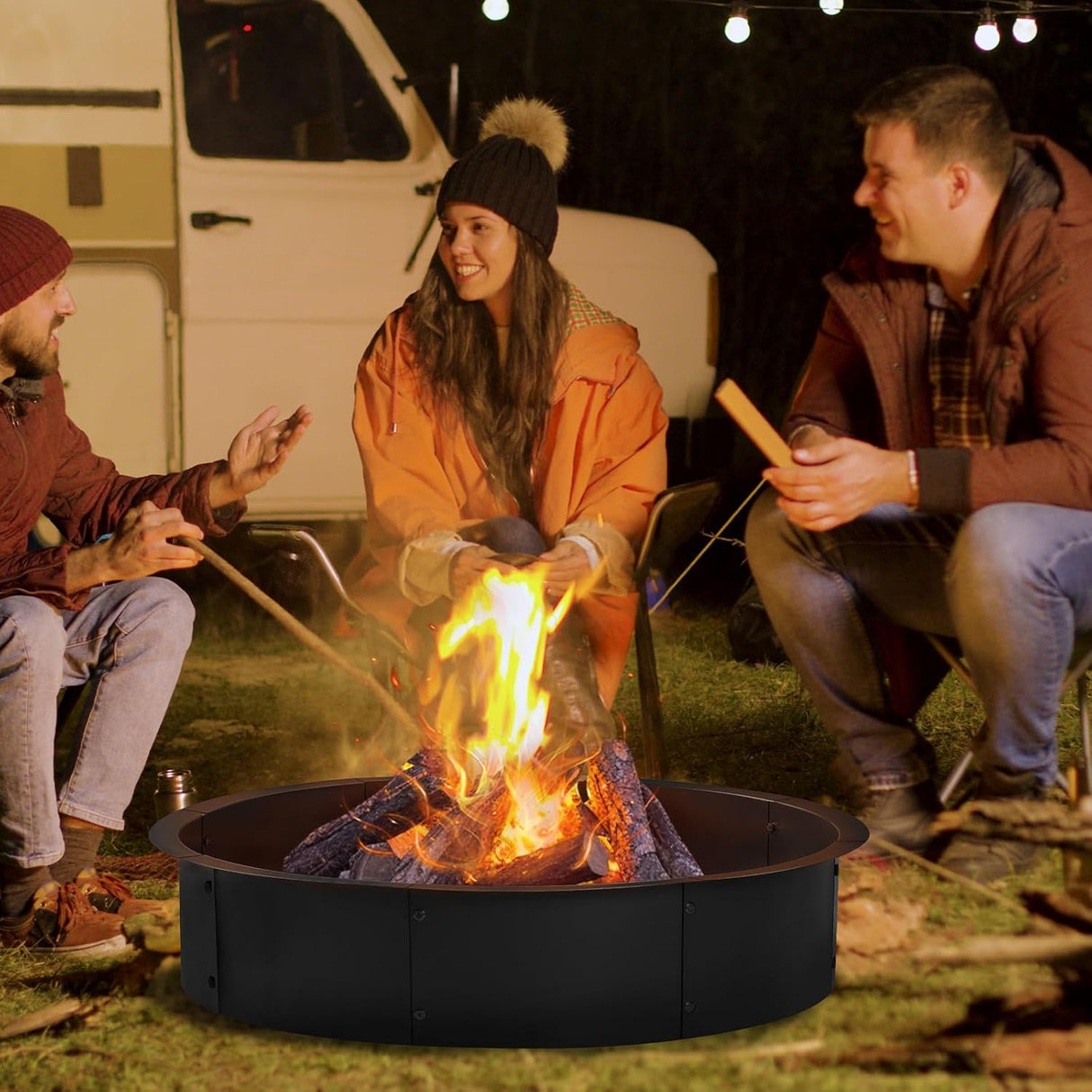 Anillo de Fuego Acero Redondo 36" Interior/39" Exterior