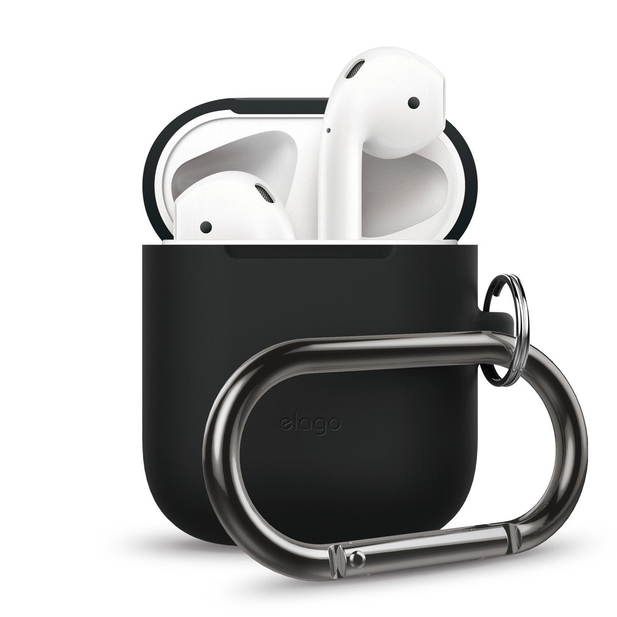 Estuche colgante AirPods [Negro]