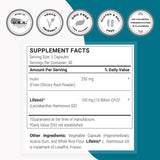 Supersmart Lactobacillus Rhamnosus GG 10B CFU Probiótico Inulina 60C