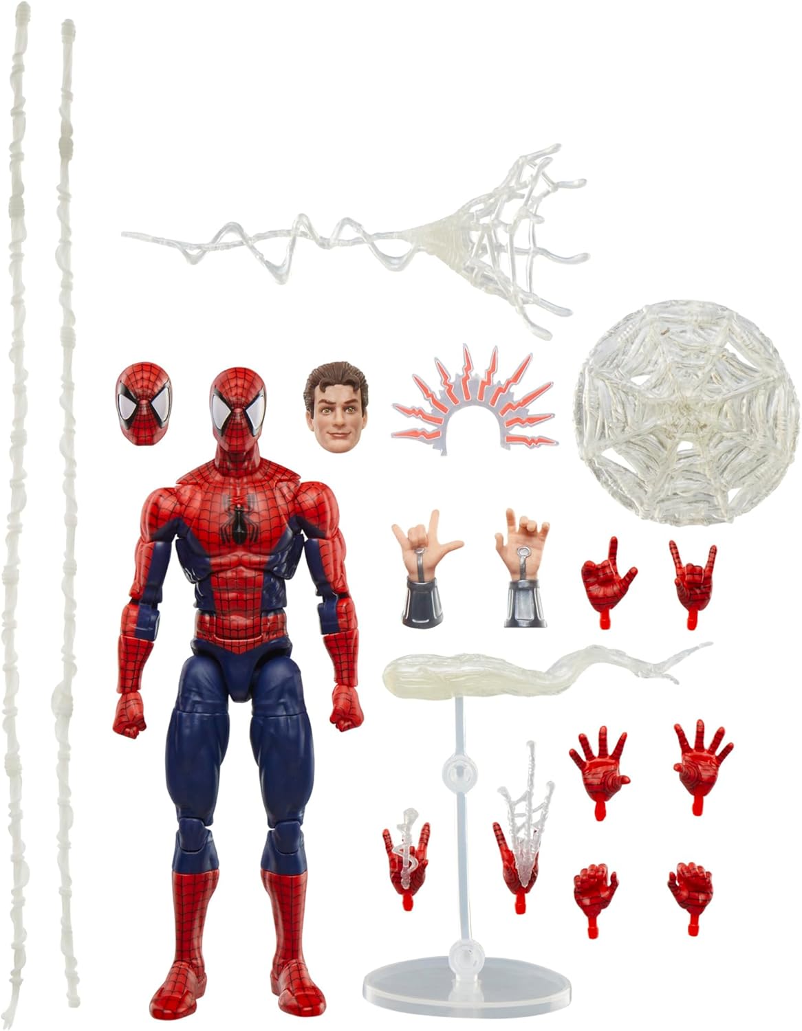Figura de Acción Spider-Man, Marvel Legends, 6 Articulada, Deluxe