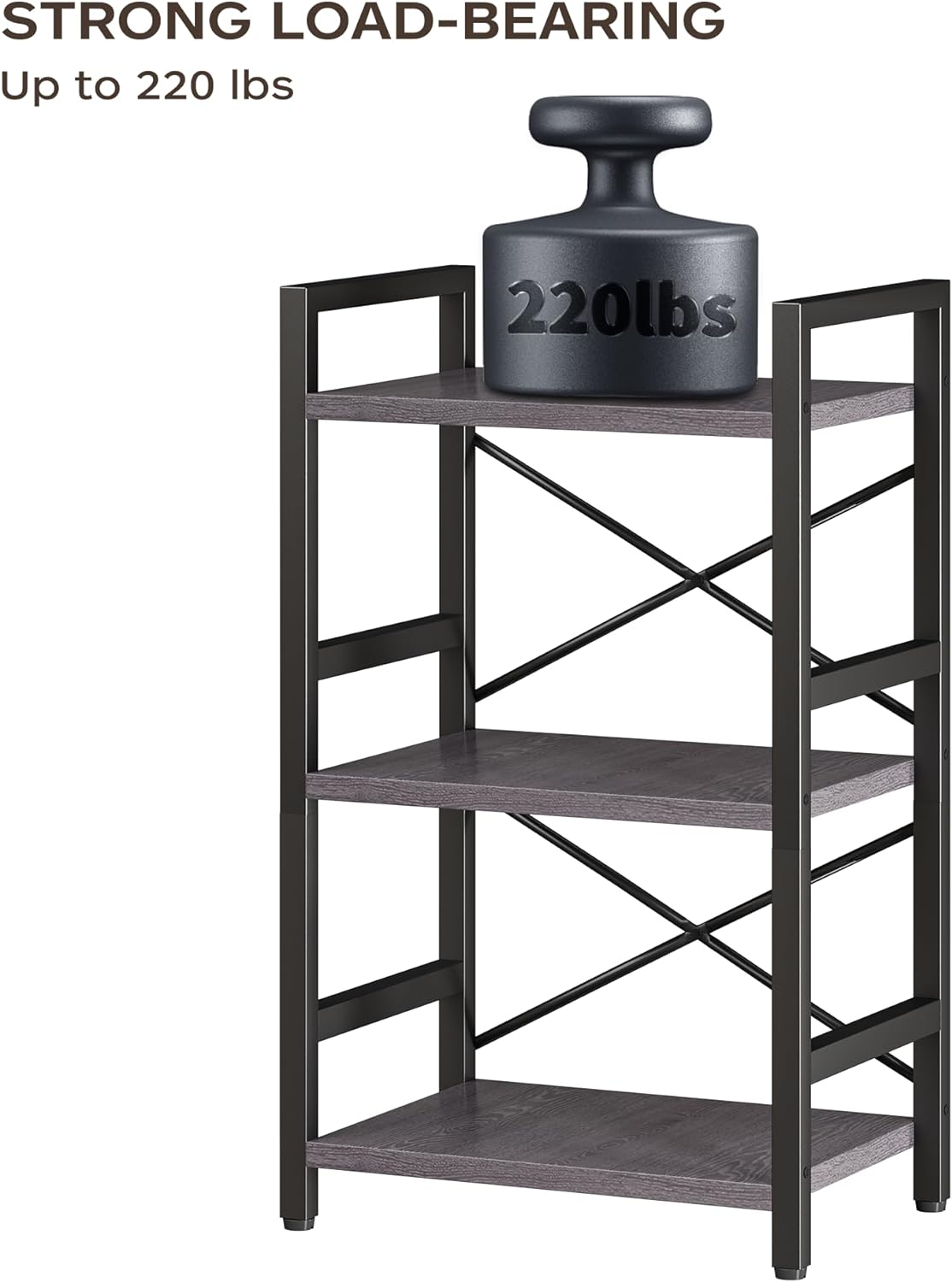 Estantería Industrial Homeiju, 3 Niveles, Modelo D29873033