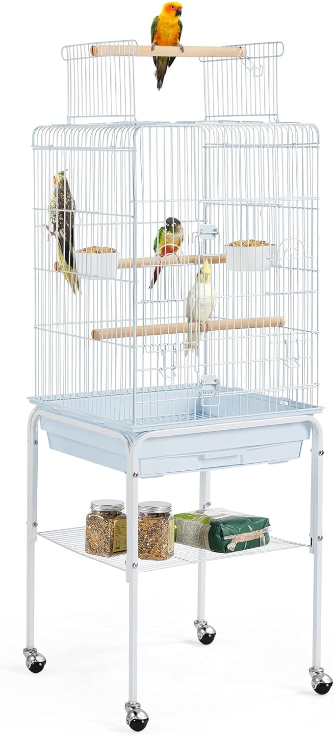 Jaulas de pájaros loros parte superior abierta Yaheetech Play