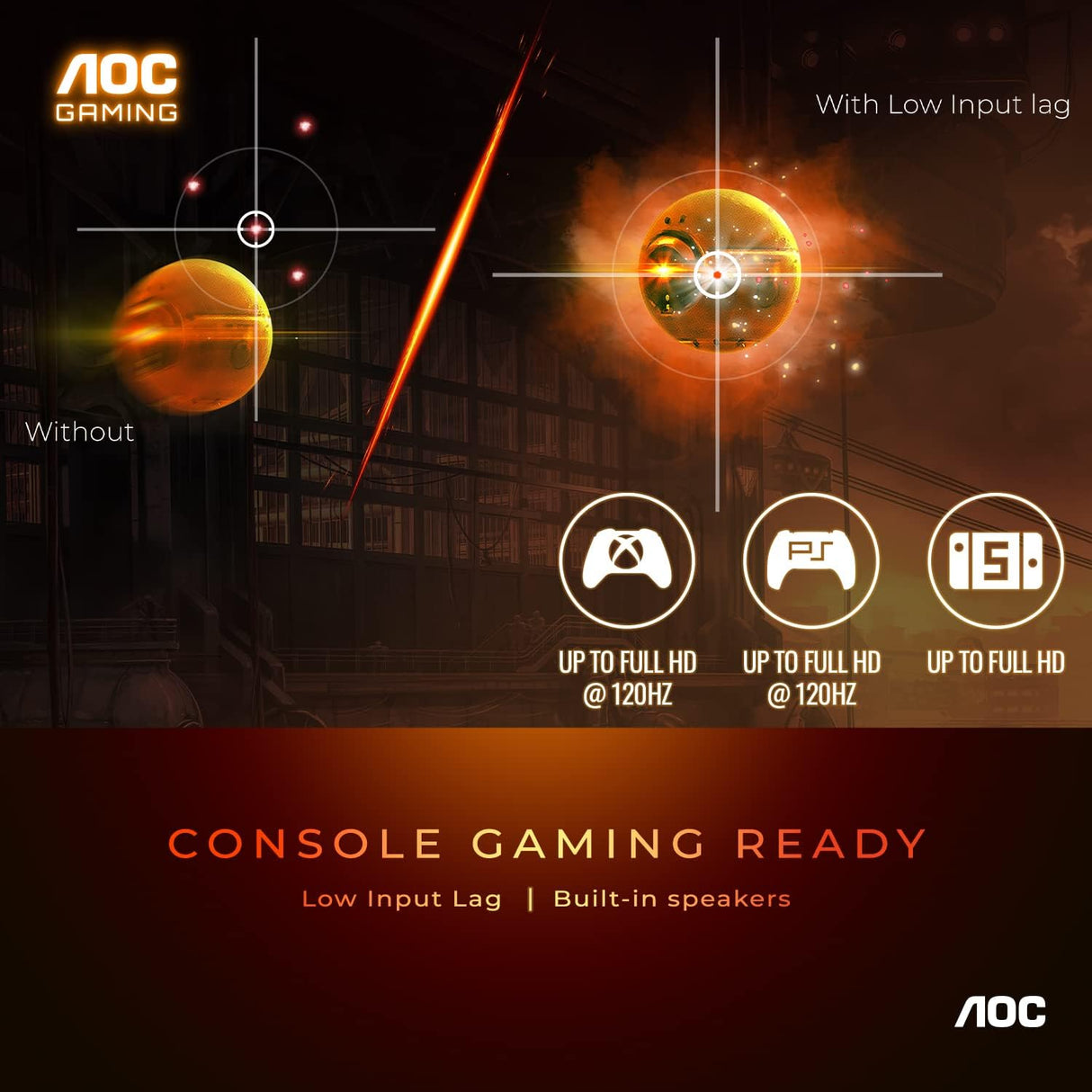 Monitor Gaming Curvo AOC CQ27G3Z 27 QHD 240Hz 0.5ms