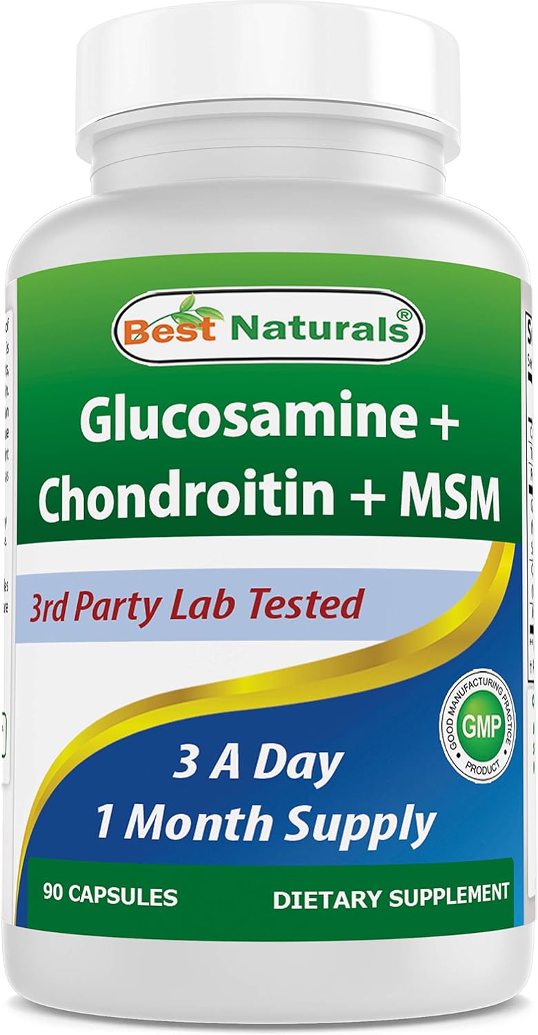 Suplementos de Glucosamina, Best Naturals, 2600 mg, 90 Cápsulas
