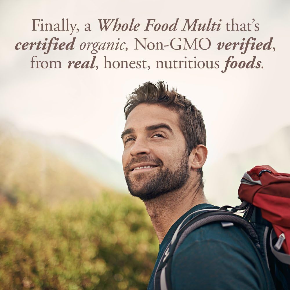 Multivitamínico Orgánico Vegano para Hombres, Garden of Life, 60 Tabs