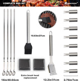 Kit de Accesorios para Parrilla ROMANTICIST 21PC con Estuche