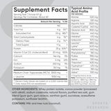 Sports Research Proteína de suero de leche – Nutrición deportiva aislada de suero en polvo para construcción muscular magra y recuperación de entrenamiento – Bolsa de 5 libras en polvo de proteína a