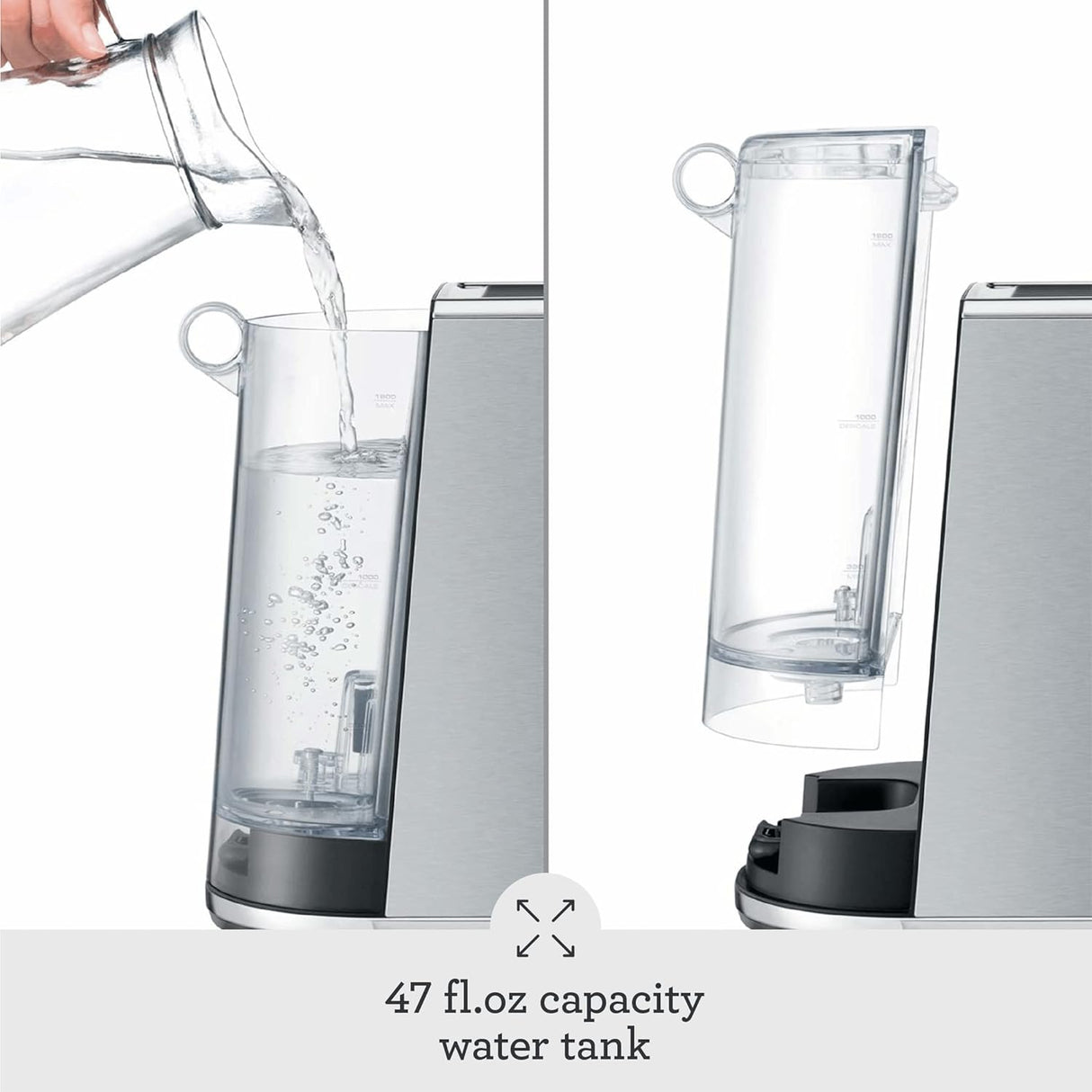 Máquina de espresso Breville Bambino BES450BSS, acero cepillado