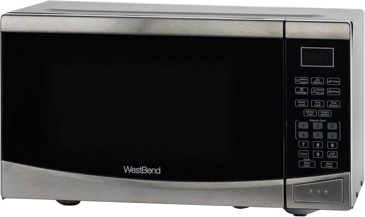 Microondas West Bend WBMW92S 900W, 6 ajustes, panel electrónico