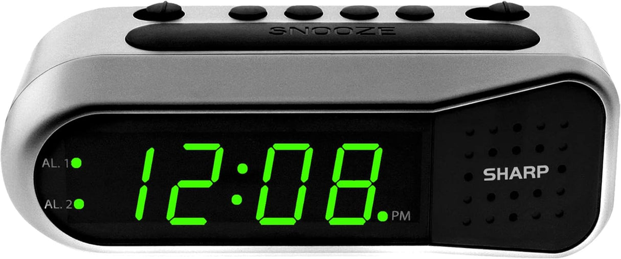 Reloj Despertador Digital con Alarma Ascendente y Doble Alarma