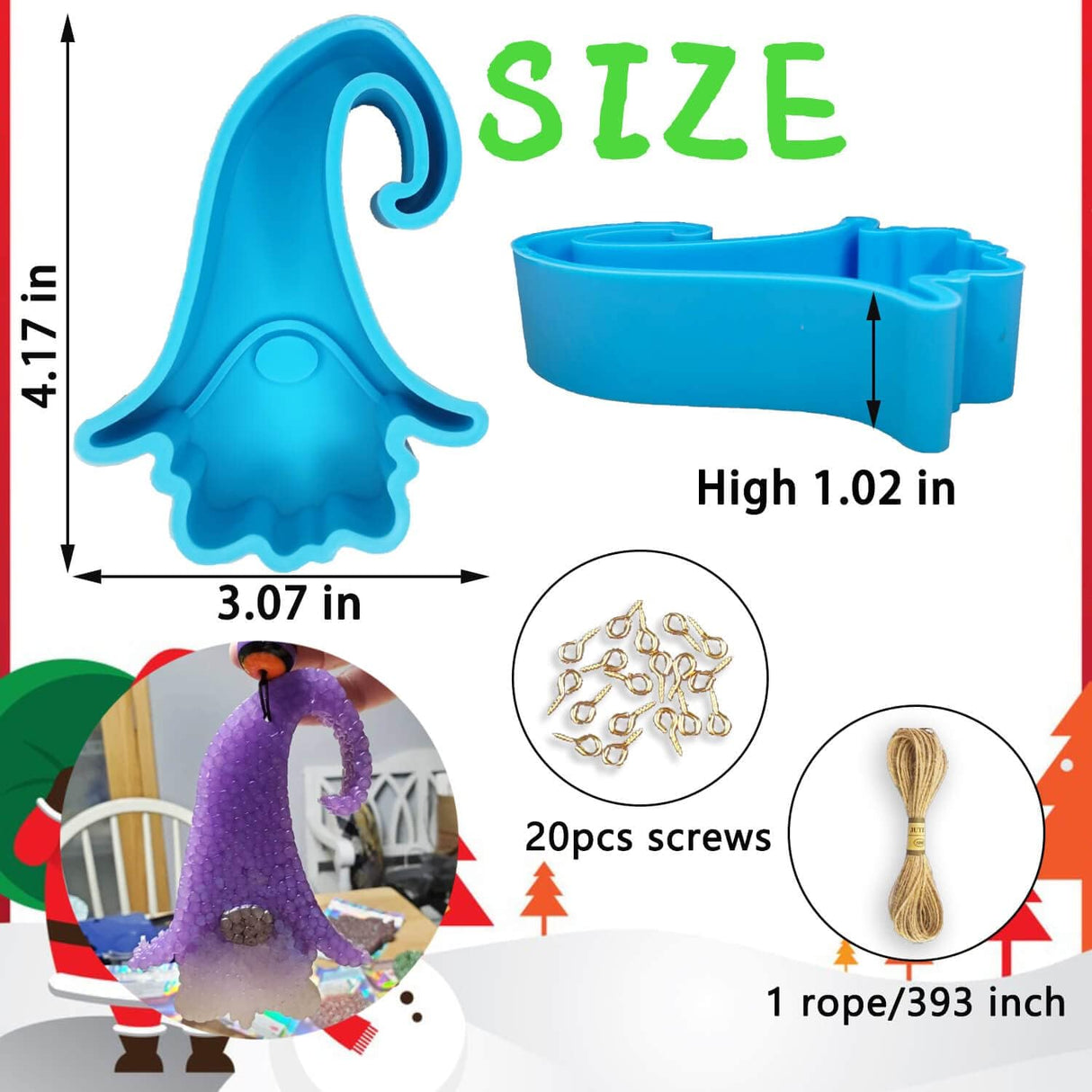 Molde de Silicona para Freshies, Rifanda, para Aromas y DIY