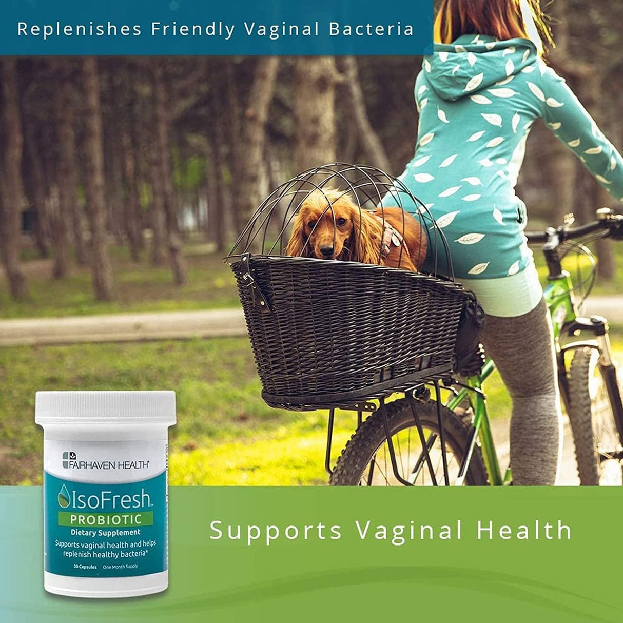 Suplemento Probiótico IsoFresh para el equilibrio vaginal