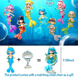 Muñeca BJD Kawaii, Yunlai, serie sirena, Island-1pack