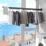 Perchero Plegable de Pared con Brazo Extensible, Modelo A
