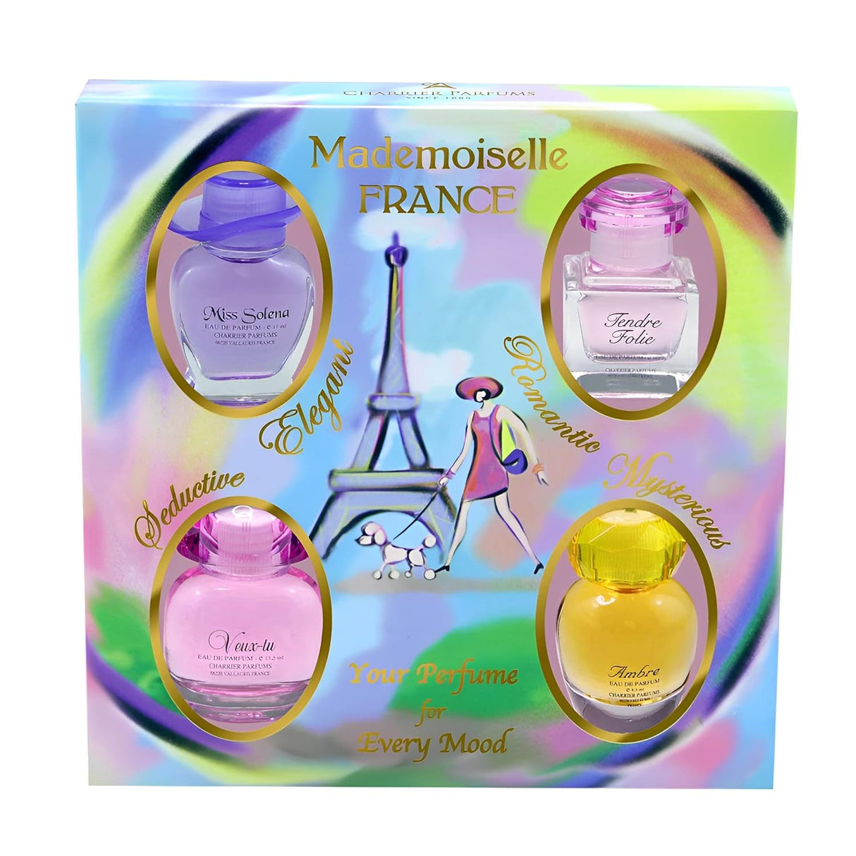 Set de 4 Eaux de Parfum - Mademoiselle France - Hecho en Provenza