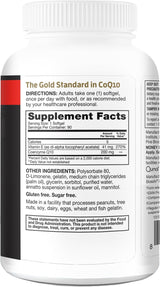 Qunol CoQ10 200mg Suplemento Antioxidante 90 cápsulas