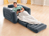 Silla Inflable Intex 66551EP con Porta Vaso y Superficie Suave
