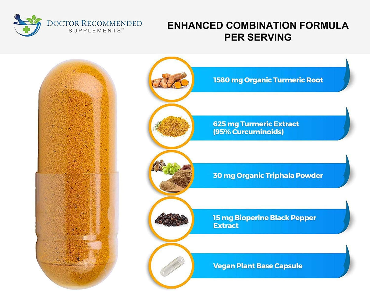 Suplementos Alimenticios Cápsulas de suplemento de cúrcuma
