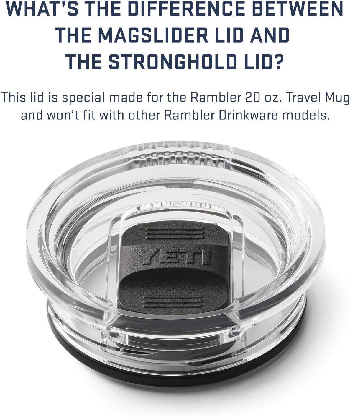 Taza de Viaje YETI Rambler 20 oz, Acero Inoxidable, Melocotón