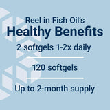 Mega EPA/DHA de Life Extension, Omega-3, Salud Cardiaca y Cerebral, 120 softgels