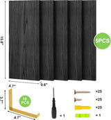 Estanterías Flotantes de Madera Fixwal, Set de 5, 4.7 Ancho