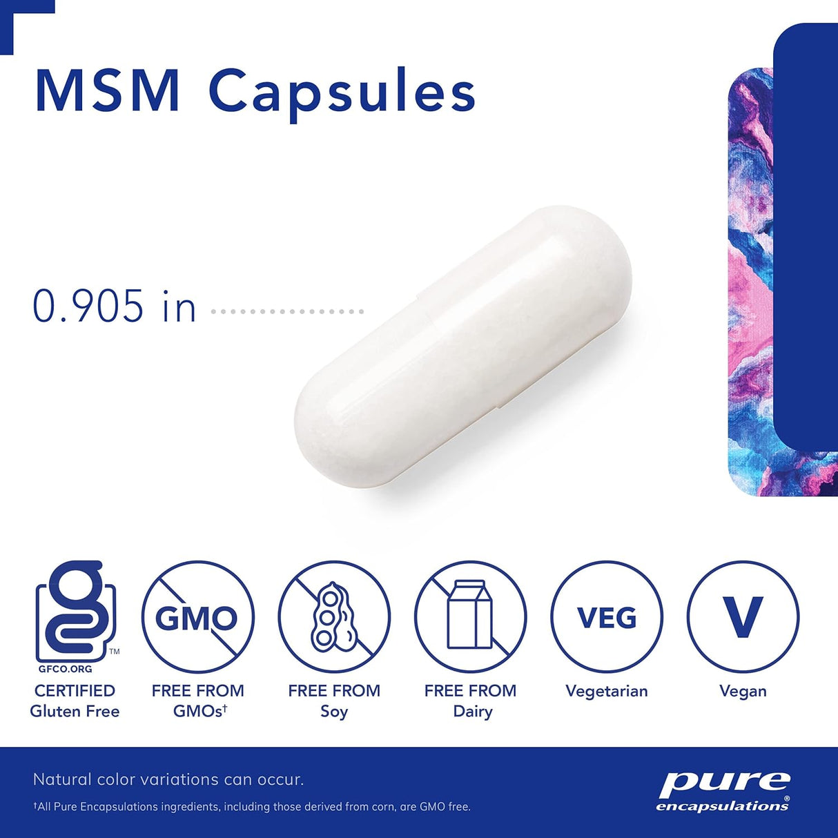 Suplemento de azufre para apoyar articulaciones 250 cápsulas