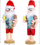 Figuras de Navidad Joliyoou, Nutcracker de Santa, 14 Pulgadas