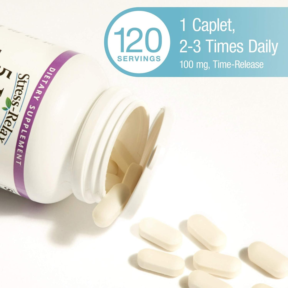 5-HTP Natural Factors 100 mg, Apoyo Sueño y Bienestar, 120 Caps