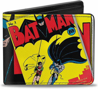 Cartera Bifold DC Comics Cuero Vegano Batman Clásico Issue 1