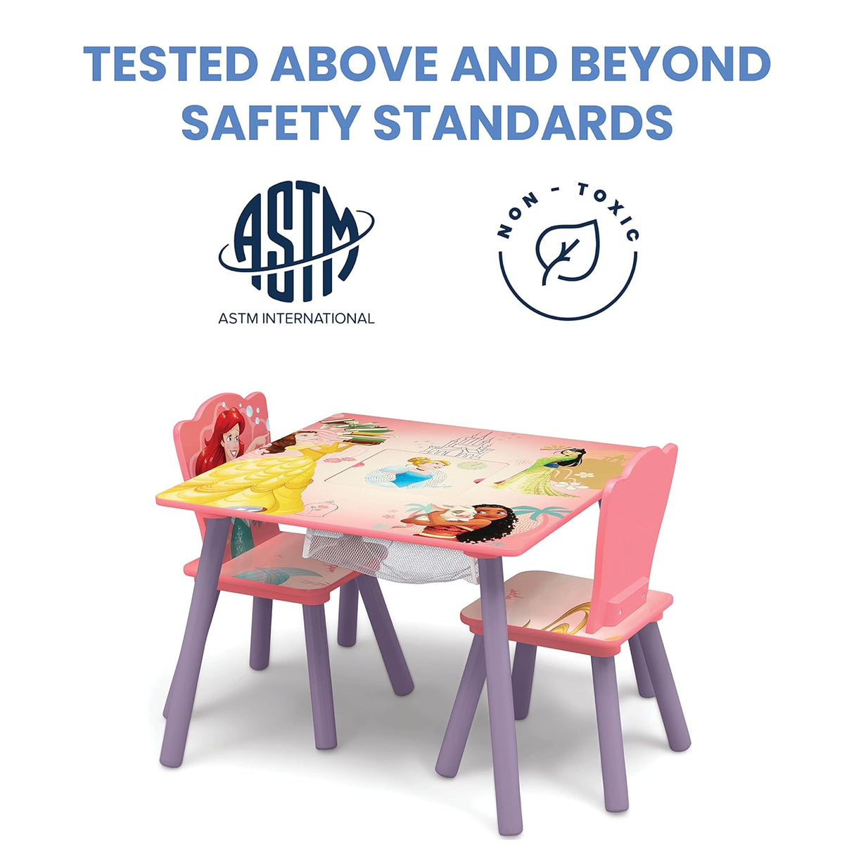 Juego de mesa y silla para niños para merienda