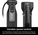 Batidora de Mano Ninja, Licuadora de Inmersión, Sistema de Batidora de Potencia Foodi, 750 Watts, Combo Batidora y Mezcladora con Varillas, Batidores y Vaso de 3 Tazas, 120V, Negro CI101