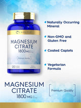 Carlyle Magnesio Citrato 1800mg 120 Cápsulas Vegetarianas