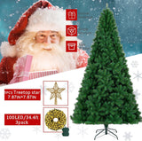 Árbol de Navidad Artificial KTKDE 7.5ft, 1450 puntas, 300 LED