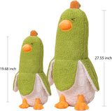 Peluche de pato plátano color verde