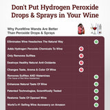 Filtros PureWine Red Wand - Reduce Histaminas y Sulfitos, Alivio
