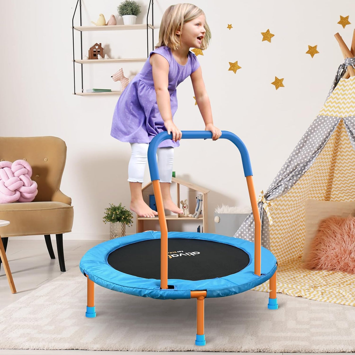 Trampolín Mini de 36 pulgadas para Niños de 1 a 6 Años