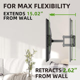 Soporte de TV USX, Full Motion para 37-86, VESA 600x400mm