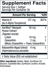Suplemento Live Vitaminas para los ojos Select AREDS 2 30 un
