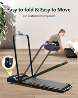 Caminadora Walking Pad 4 en 1, Plegable, 265lbs, 2.5HP